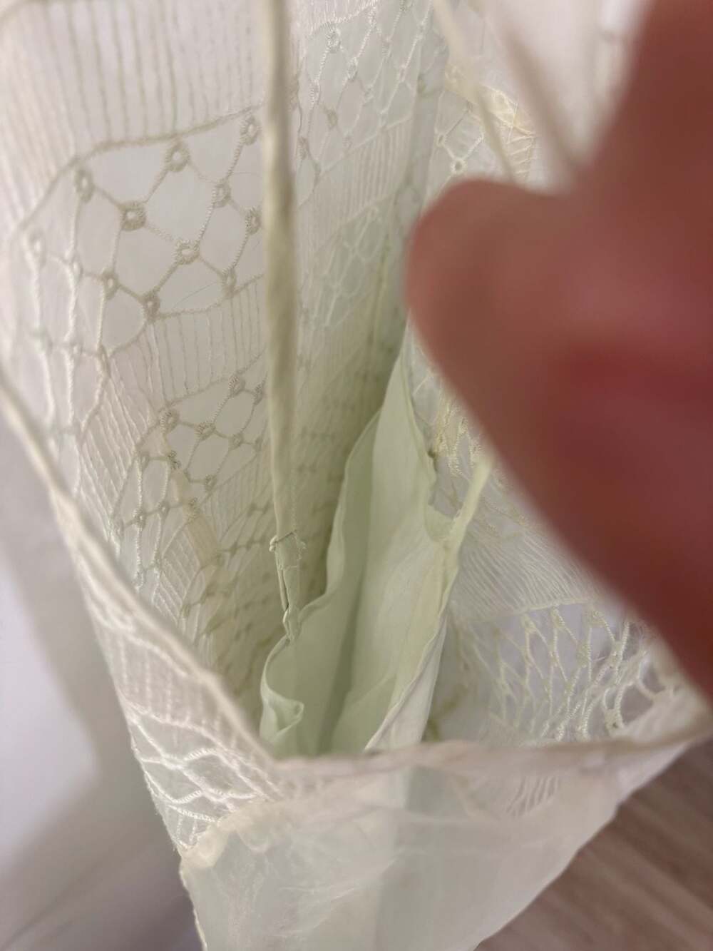 Free People Angel Lace and Crochet Dress Ivory Mini Dress - Picture 10 of 11